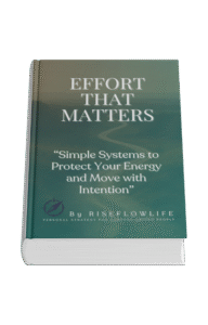 "Mockup of 'Effort That Matters' book cover